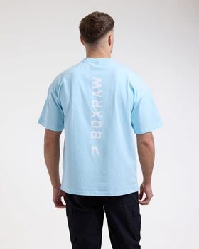 Футболка Lineal Oversized XL Блакитна