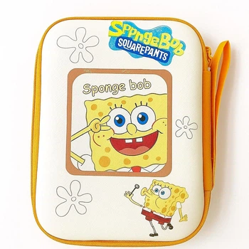 Мини-аптечка органайзер в дорогу SpongeBob с внутренней сеткой для фиксации, 135 х 95 мм (ГБ0085)