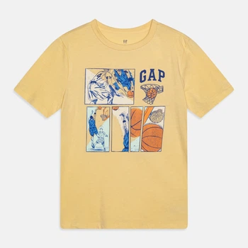 Дитяча футболка для хлопчика GAP 907820997 134 см Жовта (1159836698)
