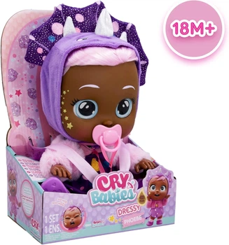 Інтерактивна Лялька Плакса Край Бебі Фібі, Cry Babies Dressy Fantasy Phoebe (907447)