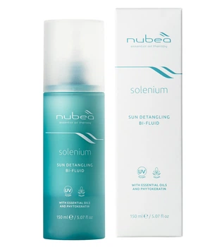 Двухфазный защитный разглаживающий флюид для волос Nubea Solenium Sun Detangling Bi-Fluid 150 мл