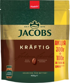 Кофе растворимый Jacobs Kraftig 400 г (8711000572177)