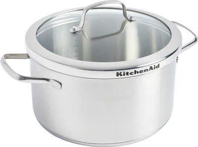 Кастрюля с крышкой KitchenAid Proline 24 см 5.7 л (CC001879-001)