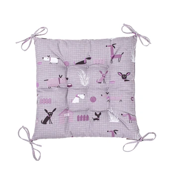 Подушка Home Line 144239 40х40 Сірий, Фіолетовий
