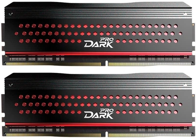 Оперативная память Team Dark Pro DDR4-3000 16384MB PC-24000 (Kit of 2x8192) Red HS (TDPRD416G3000HC15ADC01)