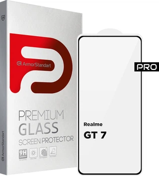 Защитное стекло ArmorStandart Pro для смартфона Realme GT 7 Black (ARM83931)
