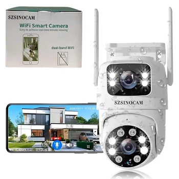 Бездротова водонепроникна поворотна WiFi камера SZSINOCAM TY-Q2 O-KAM Pro Зовнішня камера відеоспостереження з двостороннім аудіо віддаленим доступом та нічним баченням