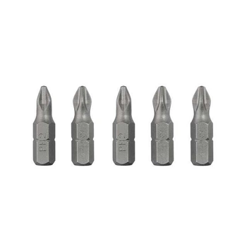 Комплект викруткових насадок PH2 1/4" * 25мм, ACR, S2, уп. 5од., STORM INTERTOOL VT-0207
