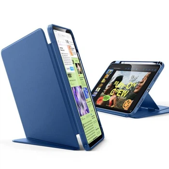 Чехол ESR Flip Magnetic Case with Pencil Holder Navy Blue для iPad 11'' (2025) | iPad 10.9 (2022) (1B21200202)