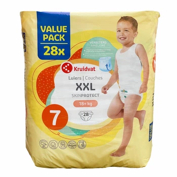 Підгузники Kruidvat XXL 7 (18+ кг ), 28 шт