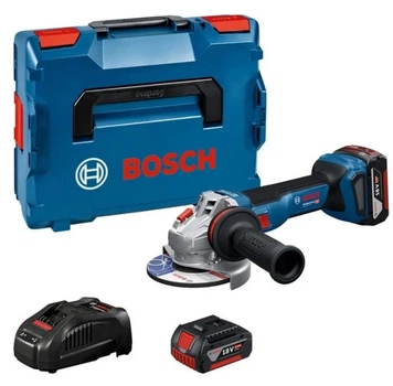 Аккумуляторная угловая шлифмашина Bosch GWS 18V-11 S (18 В, 125 мм, 2x5 А*ч) болгарка шлифмашинка УШМ с АКБ и ЗУ(26226)