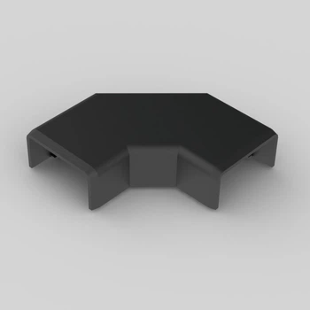 Угол плоский для короба LHD 20x10мм ПВХ белый [8923_FB] LH Kopos