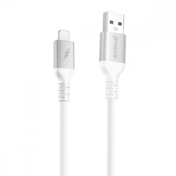 Кабель Proove ReGen Silicone USB to Lightning 2.4A (1m) white