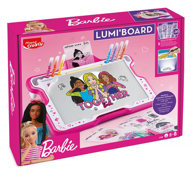Podświetlana tablica do rysowania Maped creativ lumi board barbie (907061)