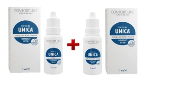 Увлажняющие капли Unica 15+15 мл Comfort Line Avizor с гиалуроном
