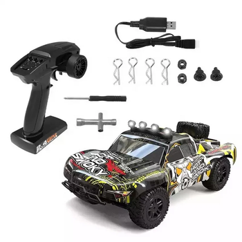 Радиоуправляемая машинка KFPLAN KF19-B 1:18 | Монстр-трак 4WD | Аккумулятор 7.4 V 1500 мА·ч | 30 км/ч | LED фары
