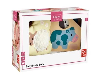 Książka Hape Baby Book Bella Drewniana i tekstylna (87-8539)