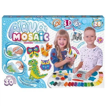 Креативна творчість "Aqua Mosaic" Danko Toys AM-01-01, 30 схем-картинок