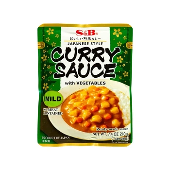 Соус S&B карри Овощной мягкий 210г