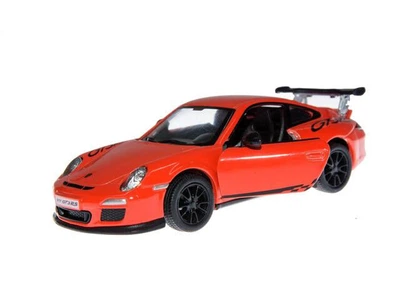 Колекційна іграшкова машинка PORSCHE 911 GTS RS Kinsmart KT5352W інерційна Помаранчевий