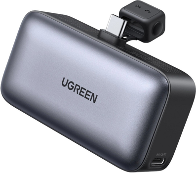 Powerbank Ugreen PB503 5000mAh 22.5W z wbudowanym złączem USB-C Gray (6941876233380)