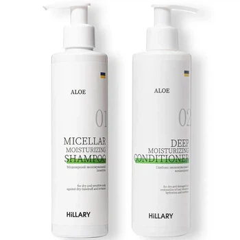 Набір для сухого типу волосся Hillary Aloe Deep Moisturizing K-11-420