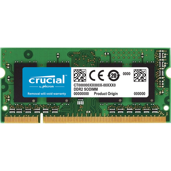 Оперативна пам'ять Crucial SODIMM DDR2 4Gb 800MHz PC2-6400 (CT51264AC800.K16FR)