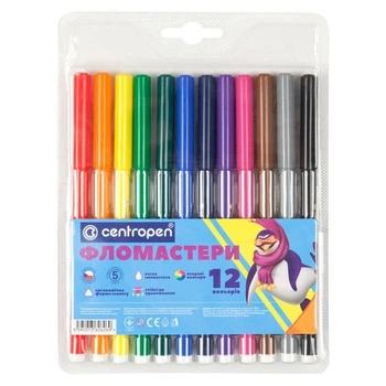 Фломастери Centropen 7790/12 12 кольорів (8595013621622)