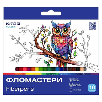 Фломастеры Kite K-448 18 цветов (4063276207074)(SC) shop (4063276207074)