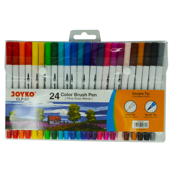 Фломастеры двусторонние Joyko 07-CLP 24 цвета (8993988048817)(SC) shop (8993988048817)