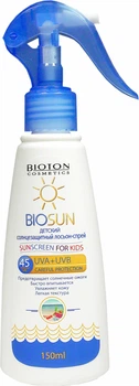 Детский солнцезащитный лосьон-спрей BIOTON ТМ Biosun SPF 45, 150 мл (4820026149417) shop (4820026149417)