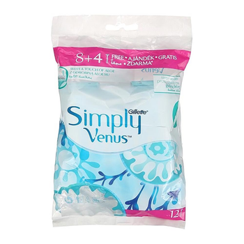 Одноразові станки для гоління Gillette Venus 3 Simply 12шт