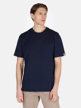 Футболка хлопковая длинная мужская Colin's CL1073378NAV S Navy (8684112620022)