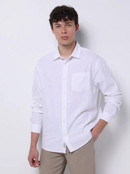 Сорочка оверсайз чоловіча Colin's CL1074490WHT 2XL White (8684112722986)