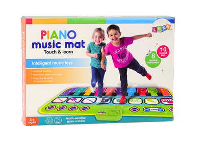 Інтерактивна танцювальна килимок-піаніно Lean Toys 60 см x 30 см 18242 (5905991014652)