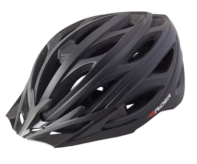 Kask rowerowy Rider regulowany rozmiar L/XL Czarny Matt (5905279820791)