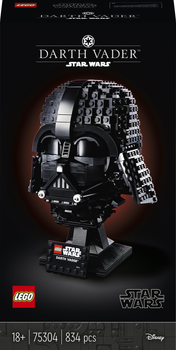 Zestaw klockow LEGO Star Wars Helm Dartha Vadera 834 elementy (75304) (955555908704461) - Outlet