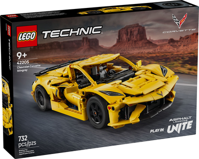 Zestaw klockow LEGO Technic Chevrolet Corvette Stingray 732 elementy (42205) (955555909643577) - Outlet