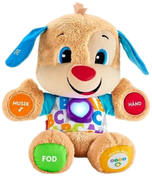 Розвиваюча іграшка Fisher-Price Laugh & Learn Smart hundehvalp Uno версія данською мовою (0887961612240) (955555904949185) - Уцінка
