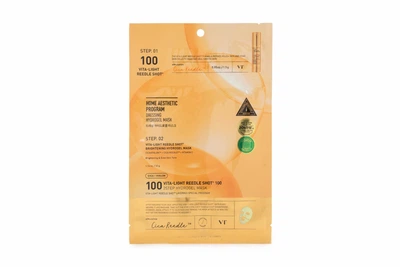 Маска гідрогелева 2 етапна з вітаміном С VT Cosmetics VitaLight Reedle Shot 100 2-Step Hydrogel Mask