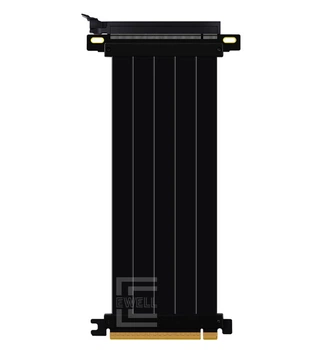 Райзер Ewell Riser Card PCI-E 16X ver. 3.0 PRO, шлейф 20 см, 180 градусов (EW350)