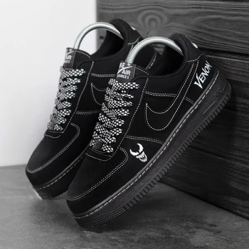 Кросівки Air Force 1 Low Venom чорні 45