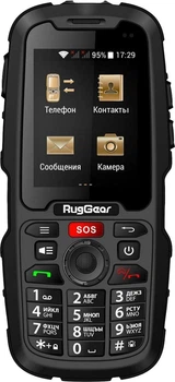 Захищений кнопковий мобільний телефон RugGear RG310 IP68 Android Wi-Fi GPS Протиударний корпус MIL-STD-810G
