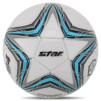 Мяч футбольный Star Prospect Sports 8234 размер №4 для тренировок и мини-футбола White-Blue