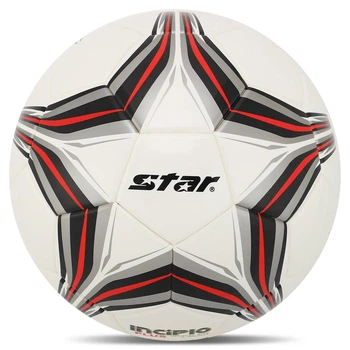 Мяч футбольный Star Incipio Plus 6414 размер №4 для тренировок и мини-футбола White-Red-Black