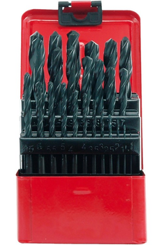 Zestaw wierteł do metalu Sthor 1-13 mm 25 szt 22250 (5906083222504)