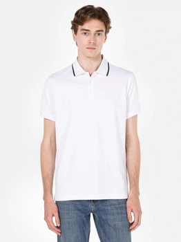 Поло довге чоловіче Colin's CL1073958WHT 3XL White (8684112630724)