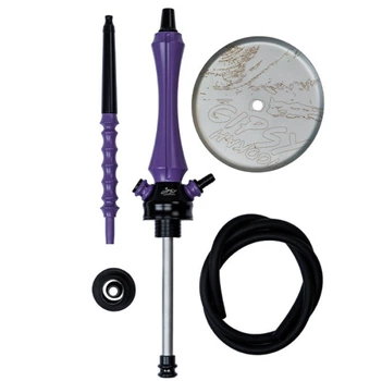 Шахта Gipsy Violet для кальяна на уплотнителе из нержавеющей стали 55см фиолетовая