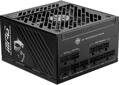 Блок живлення MSI MPG A1000GS 1000W ATX PCIE5