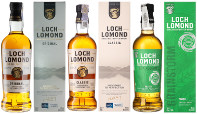 Набір віскі Loch Lomond Original 6 уо 0.7 л 40% + Classic 6 уо 0.7 л 40% + Peated Single Grain 3 уо 0.7 л 46% (1021000121556)